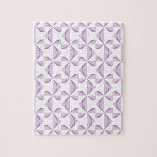 紫色のピンホイール ジグソーパズル (縦)