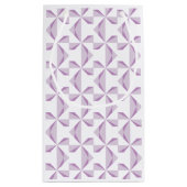 紫色のピンホイール スモールペーパーバッグ (裏面)