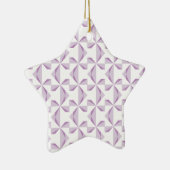 紫色のピンホイール セラミックオーナメント (右)