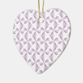 紫色のピンホイール セラミックオーナメント (左)