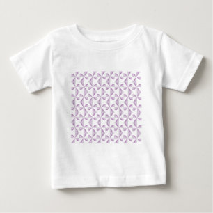 紫色のピンホイール ベビーTシャツ