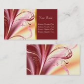 紫色のファンタジー、プロフィールカード 名刺 (正面/裏面)