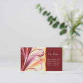 紫色のファンタジー、プロフィールカード 名刺 (スタンド正面)