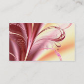 紫色のファンタジー、プロフィールカード 名刺 (裏面)