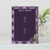 紫色のフェレット 招待状 (スタンド正面)