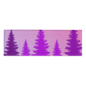 紫色のフォレスト名タグ 名札 (正面)