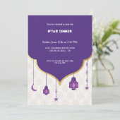 紫色のフタル招待 招待状 (スタンド正面)
