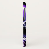 紫色のフラクタルの花のiPhoneの箱 Case-Mate iPhoneケース (裏面/左)