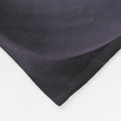 紫色のフラクタルの花 フリースブランケット (角)