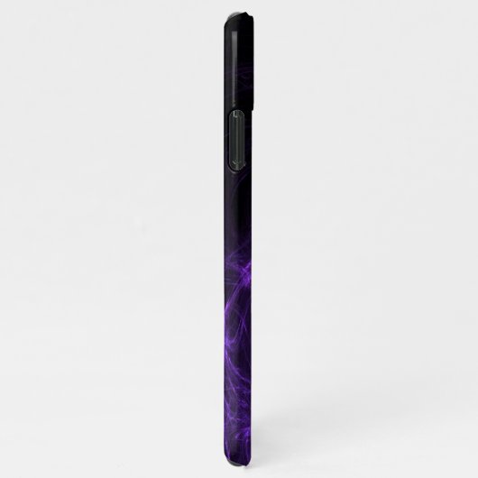 紫色のフラクタル iPhoneケース (右側)