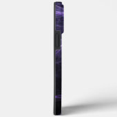 紫色のフラクタル(Purple Fractal)、カスタム文字 Case-Mate iPhoneケース (裏面 / 右)