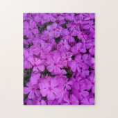 紫色のフロックスの花 ジグソーパズル (縦)
