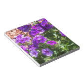 紫色のフロックスの花 ノートパッド (アングル)