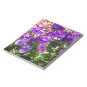 紫色のフロックスの花 ノートパッド (回転)