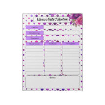 紫色のフローラ水玉模様_疾患データ収集