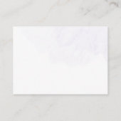 紫色のフローラ蝶どのように多くの蝶キス エンクロージャーカード (裏面)