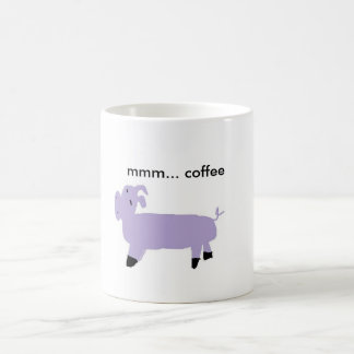 紫色のブタ、mmm…コーヒー コーヒーマグカップ
