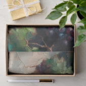 紫色のブドウとつる植物オイル塗装のデコパージュ 薄葉紙 (ギフト)