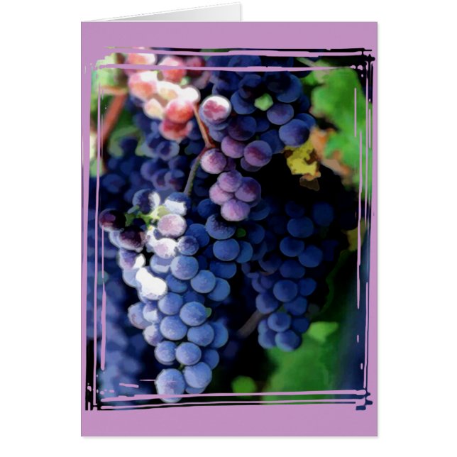 紫色のブドウの集り (正面)