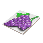 紫色のブドウの集り タイル (側面)