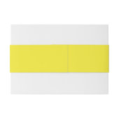 紫色のブドウパーソナライズされた黄色 招待状ベリーバンド (裏面例)