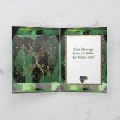 紫色のブドウ カード (内部)