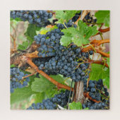 紫色のブドウ ジグソーパズル (横)