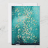 紫色のブライダルシャワーへの招待 招待状 (裏面)