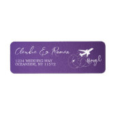 紫色のブラジル・パスポート ラベル (正面)