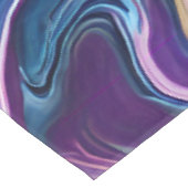 紫色のブルーブラックウォールプレートの渦巻き テーブルクロス (アングル)