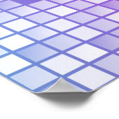 紫色のブロック ポスター (角)