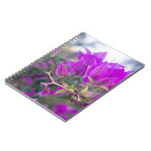 紫色のブーゲンビリア花 ノートブック (左側)