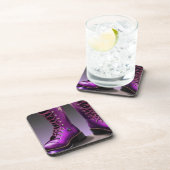 紫色のブーツ コースター (右側)