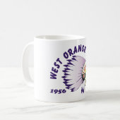 紫色のプライドのマグ コーヒーマグカップ (正面左)