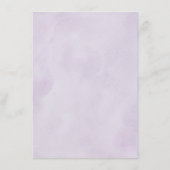 紫色のプラムシルバーフローラ開花幾何結婚の メニュー (裏面)