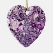 紫色のプリズム セラミックオーナメント (右)