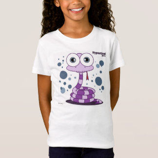 紫色のヘビの女の子のBellaによって合われるベビードールのTシャツ Tシャツ