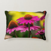 紫色のベニバナ アクセントクッション (裏面)