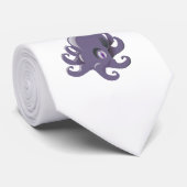 紫色のベビーのタコ ネクタイ (ロール)