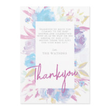 紫色のベビーシャワーフローラ水色