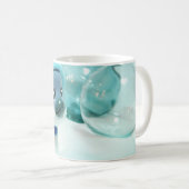 紫色のペンギンIII コーヒーマグカップ (正面右)