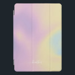 紫色のホログラフィックグラジエントオムレスクエレガントリプト iPad PROカバー<br><div class="desc">トレンディー紫スタイリッシュホログラフィックグラディエートオムブレーエレガントカバーiPad用のスクリプトで学校またはオフィスのためのピンク、紫、青。こカスタマイズのiPadのカバーは自分の名前で。</div>