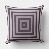 紫色のボックスパターンのシェード – 装飾用クッション クッション (裏面)