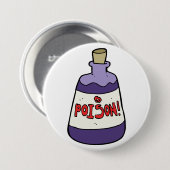 紫色のボトル 缶バッジ (正面&裏面)