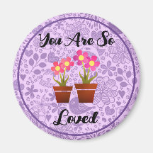 紫色のボホマグネットが大好き