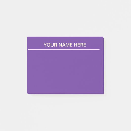 紫色のポスト・イット ポストイット (正面)