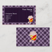 紫色のポップコーン 名刺 (正面/裏面)