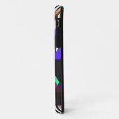 紫色のポップ・アートのなアズテック人 Case-Mate iPhoneケース (裏面/左)