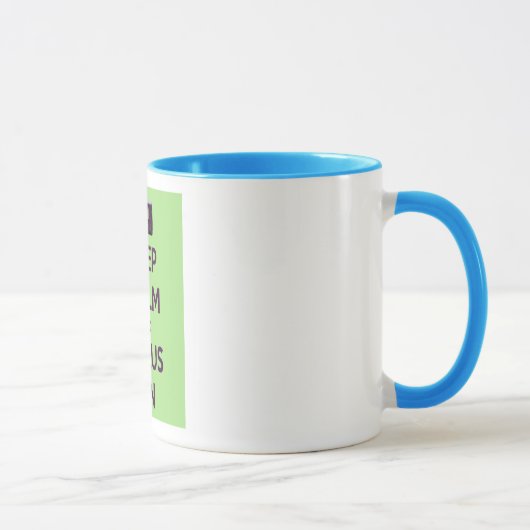紫色のマグ"の"膠灰粘土 マグカップ (右)