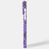 紫色のマンダラパターンの色合い Case-Mate iPhoneケース (裏面 / 左)